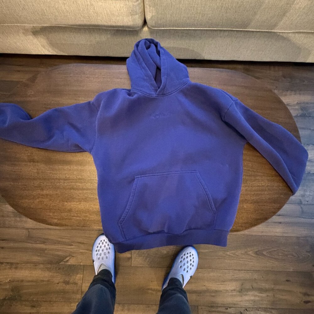 Comfrt Oversized Signature Fit Hoodie | For Stress & Anxiety Indigo, XL
